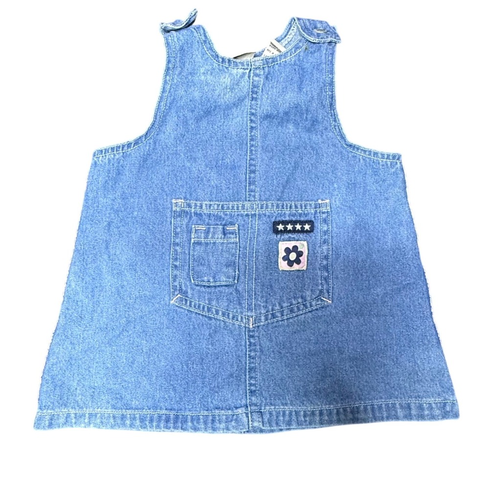 Toddler Girls Denim Jumper Dress AuthenticWear‎ Baby Size 6/9 Months